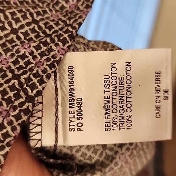 Cinch Women's Long Sleeve Button Shirt Purple Print XXL - Picture 5 of 8